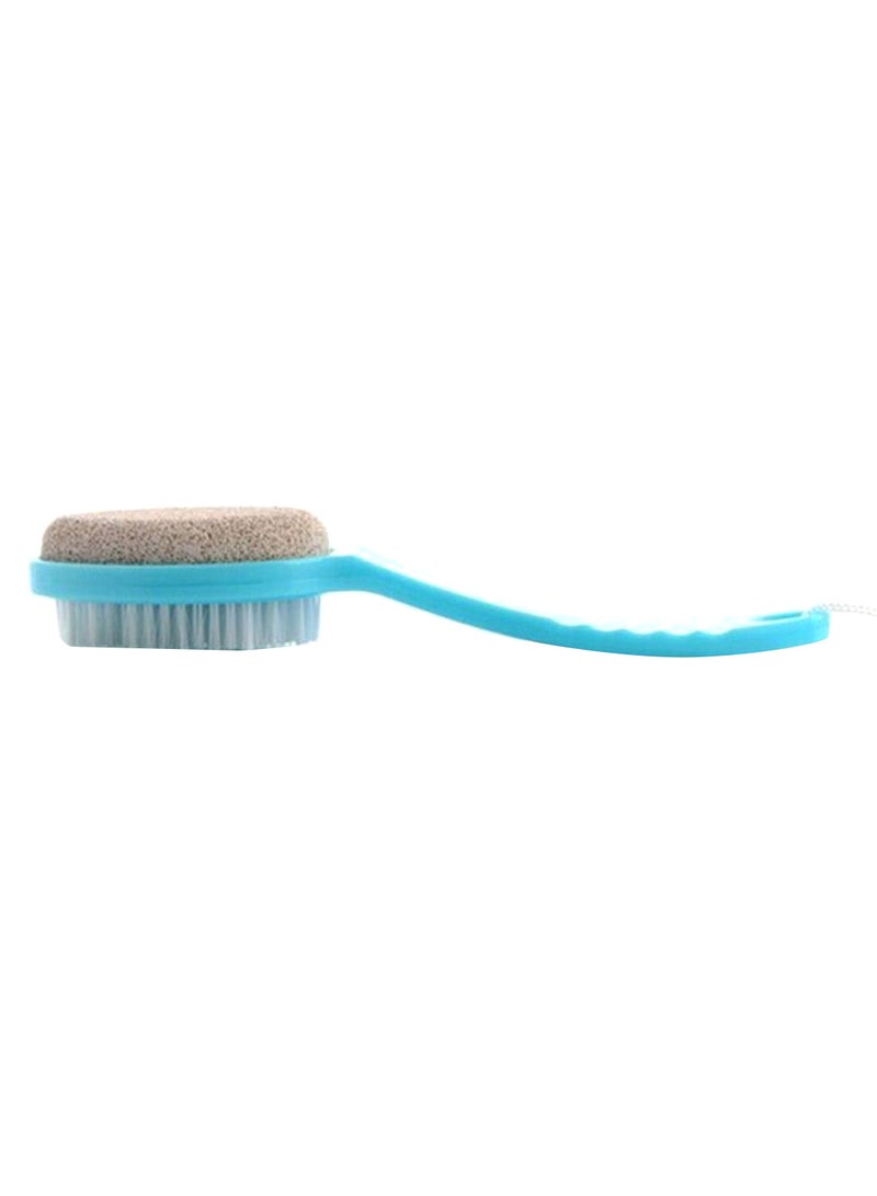 Foot And Body Bath Brush Beige/White/Turquoise 21 x 4.5centimeter